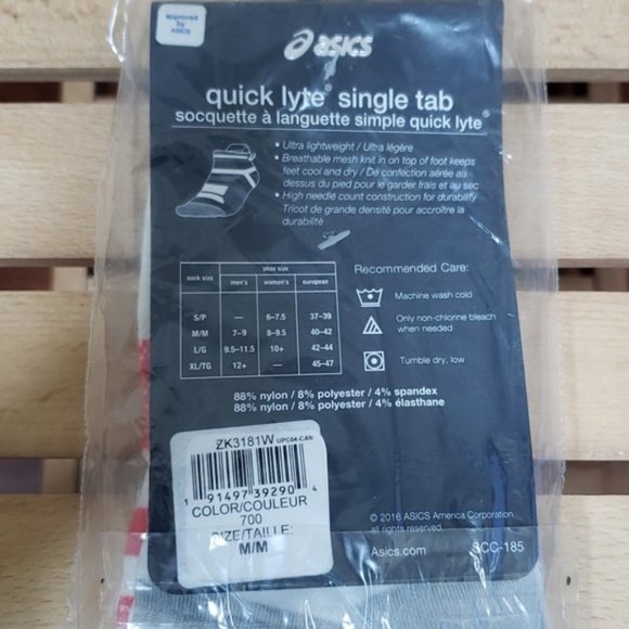 ASICS Women's Quick Lyte Single tab Socks - Picture 4 of 5